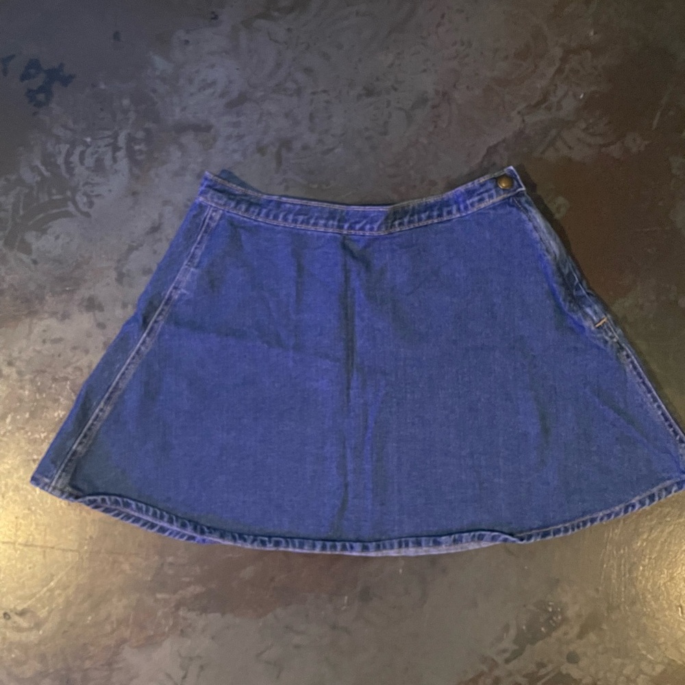 Blue Denim Mini Skirt - Picture 4 of 4